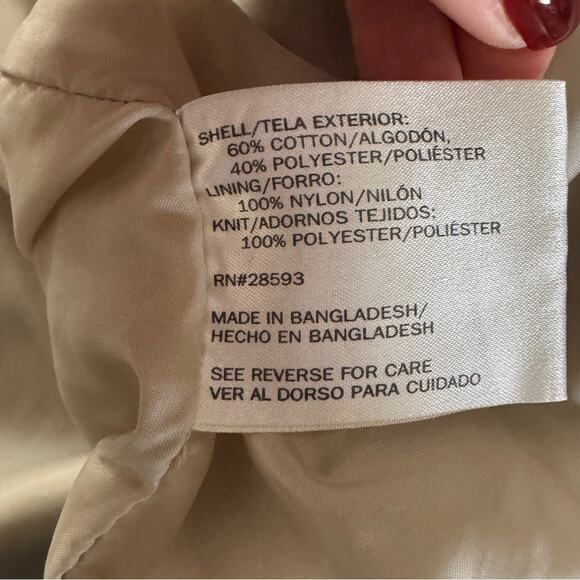 Members Only tan bomber jacket size large - Picture 5 of 10